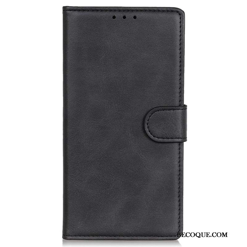 Etui Folio Do Samsung Galaxy A15 Matowa Sztuczna Skóra