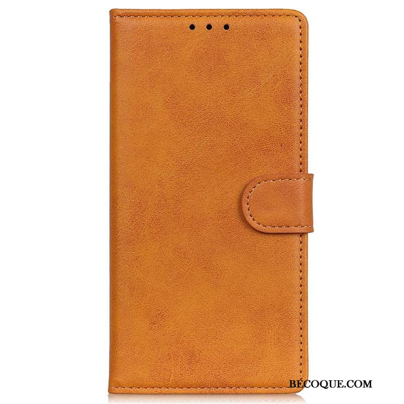 Etui Folio Do Samsung Galaxy A15 Matowa Sztuczna Skóra