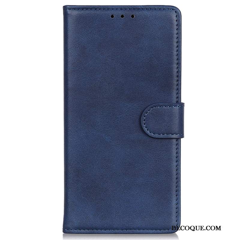 Etui Folio Do Samsung Galaxy A15 Matowa Sztuczna Skóra