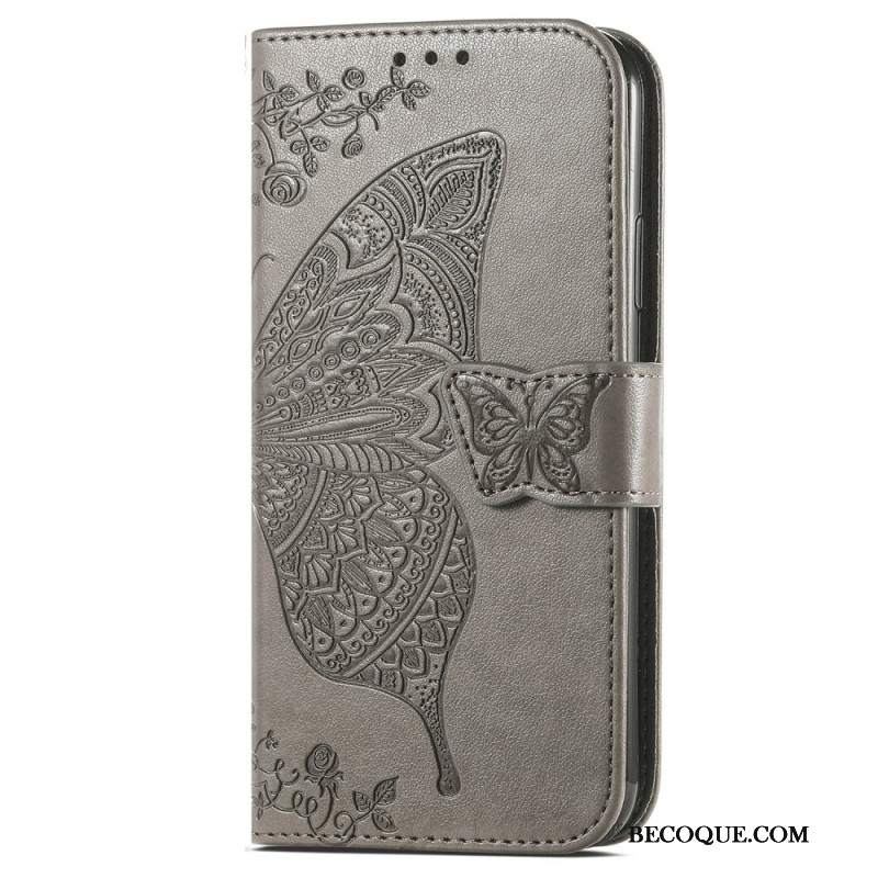 Etui Folio Do Samsung Galaxy A16 5g Barokowy Motyl