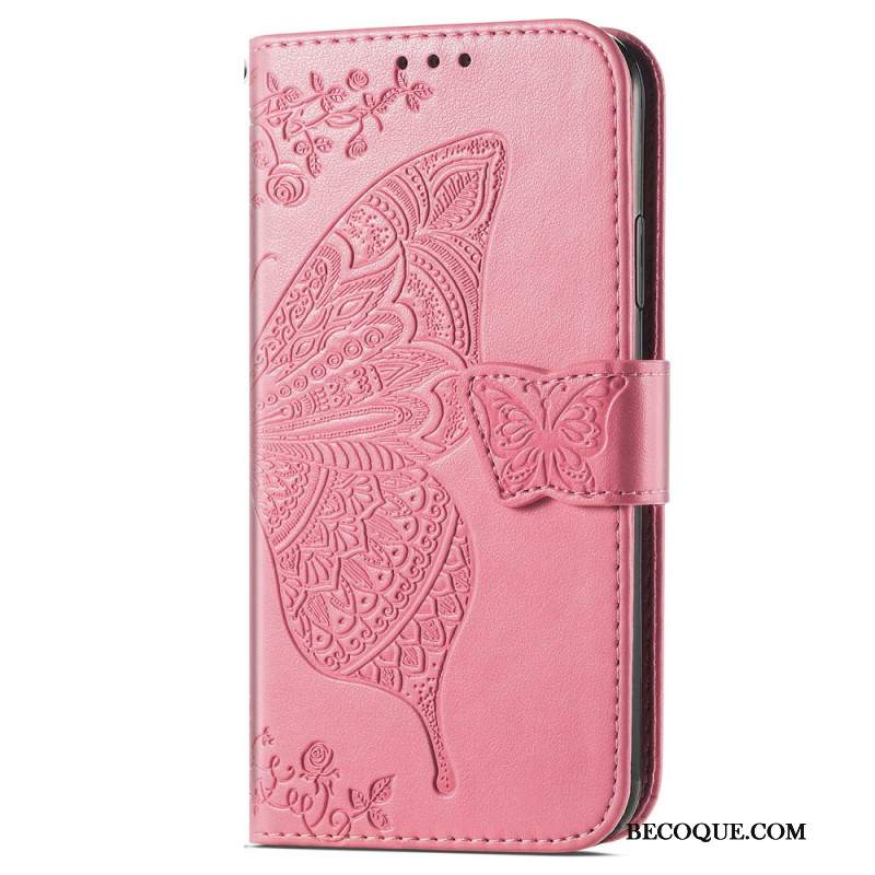 Etui Folio Do Samsung Galaxy A16 5g Barokowy Motyl