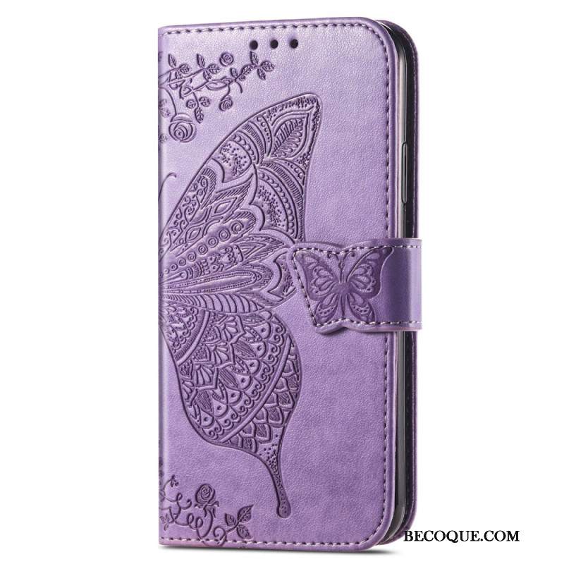 Etui Folio Do Samsung Galaxy A16 5g Barokowy Motyl