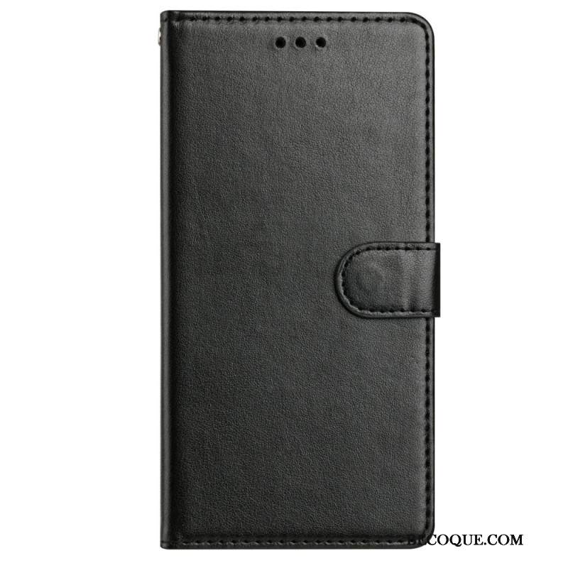 Etui Folio Do Samsung Galaxy A16 5g Zwykła Sztuczna Skóra