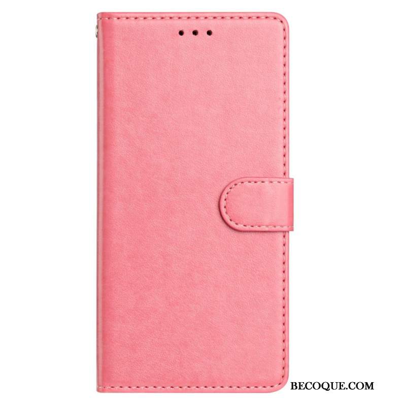 Etui Folio Do Samsung Galaxy A16 5g Zwykła Sztuczna Skóra