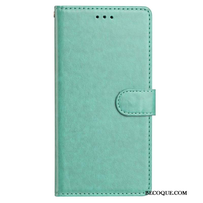 Etui Folio Do Samsung Galaxy A16 5g Zwykła Sztuczna Skóra
