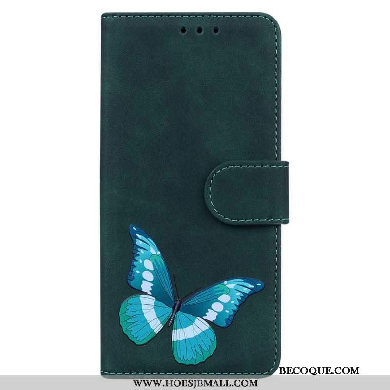 Etui Folio Do Samsung Galaxy S24 5g Motyl Z Paskiem