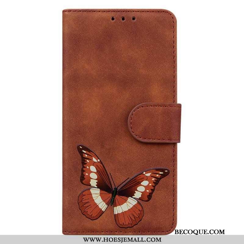 Etui Folio Do Samsung Galaxy S24 5g Motyl Z Paskiem