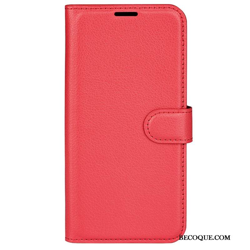 Etui Folio Do Samsung Galaxy S24 5g Sztuczna Skóra Liczi