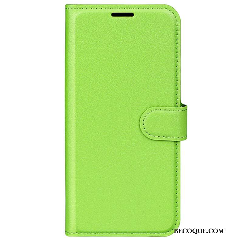 Etui Folio Do Samsung Galaxy S24 5g Sztuczna Skóra Liczi
