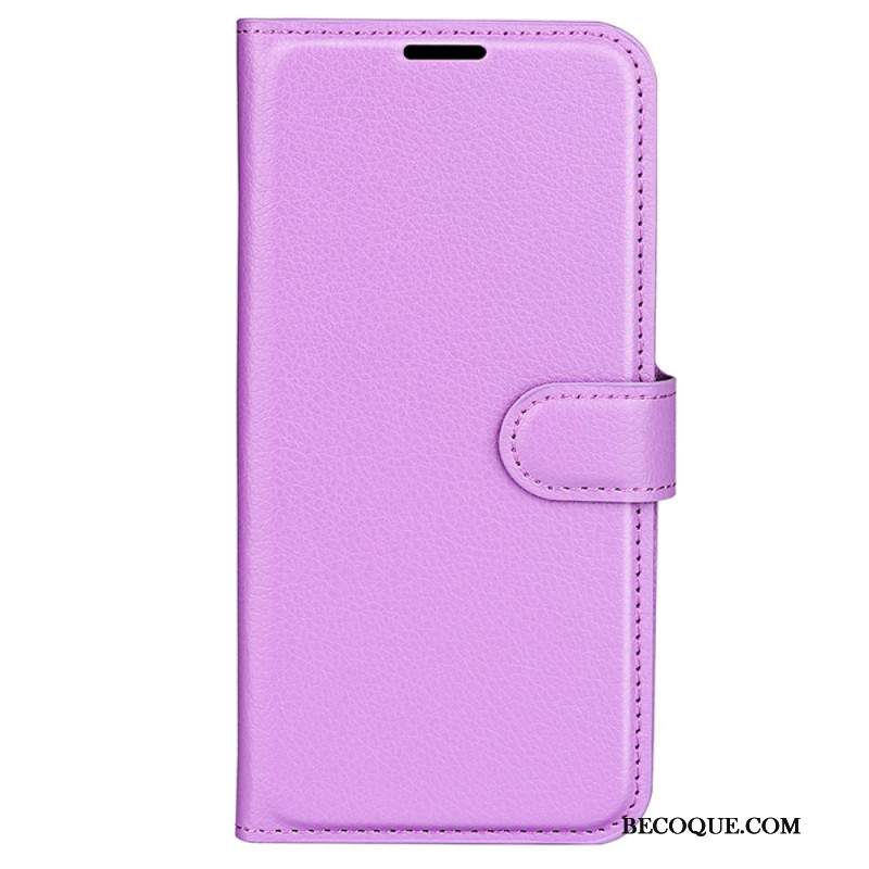 Etui Folio Do Samsung Galaxy S24 5g Sztuczna Skóra Liczi