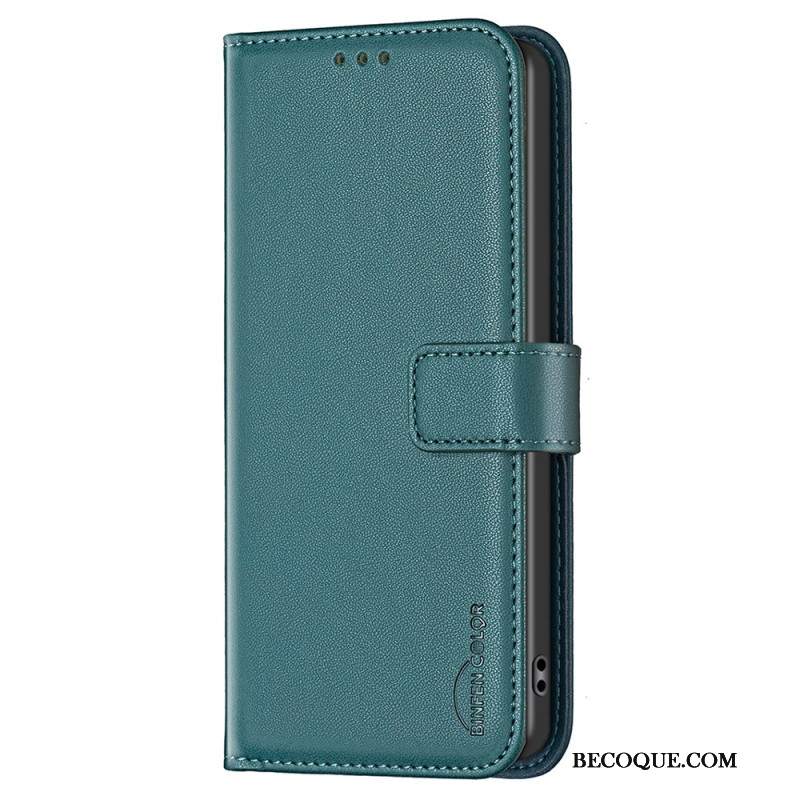Etui Folio Do Samsung Galaxy S24 Fe Klasyczny Kolor Binfen