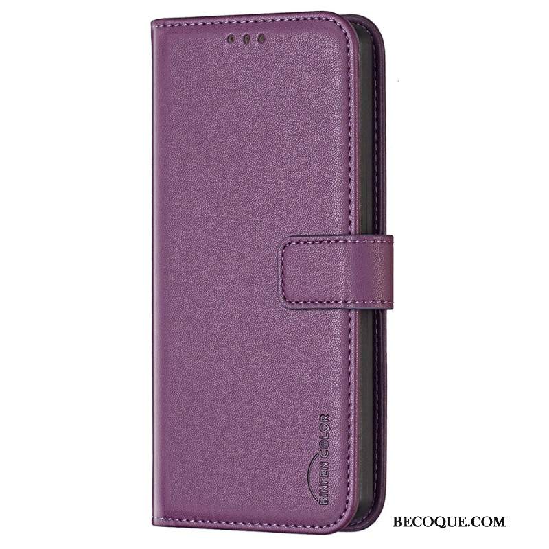 Etui Folio Do Samsung Galaxy S24 Fe Klasyczny Kolor Binfen