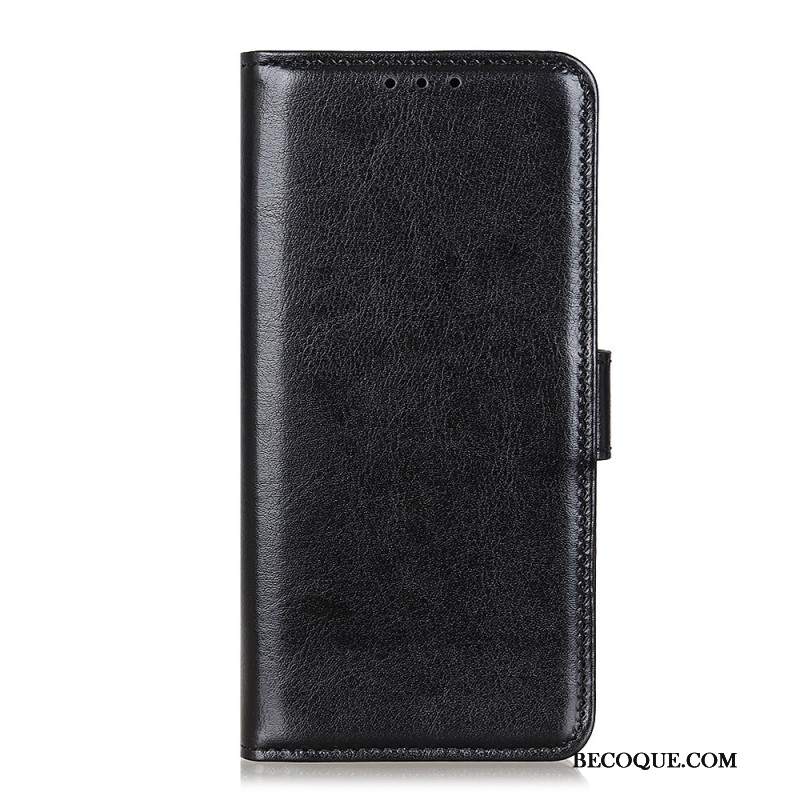 Etui Folio Do Samsung Galaxy S24 Fe Sztuczna Skóra Lakierowana