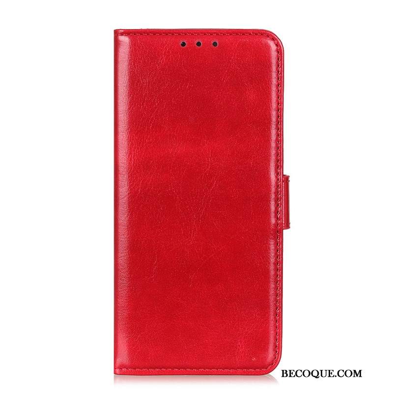 Etui Folio Do Samsung Galaxy S24 Fe Sztuczna Skóra Lakierowana