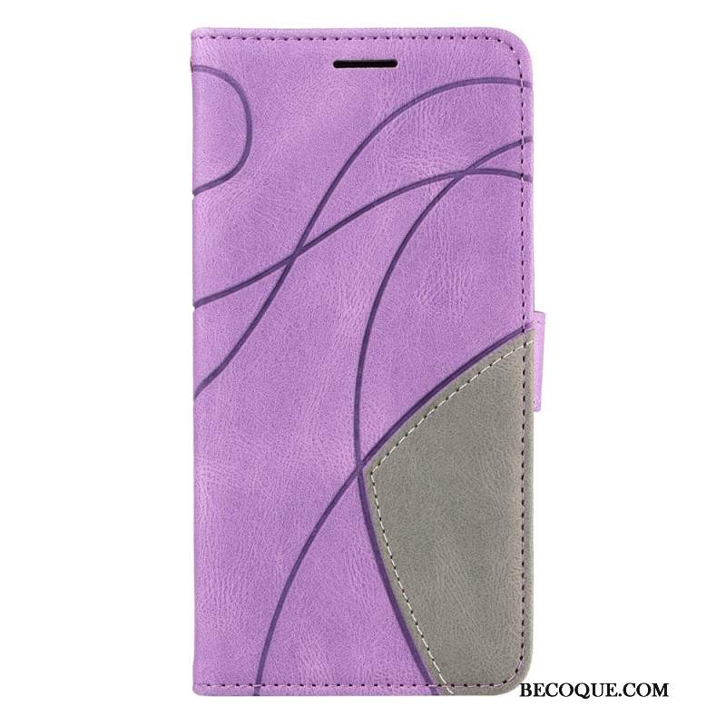 Etui Folio Do Samsung Galaxy S24 Plus 5g Konstrukcja Dwukolorowa
