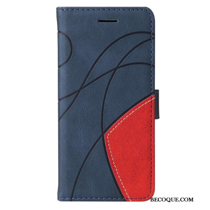 Etui Folio Do Samsung Galaxy S24 Plus 5g Konstrukcja Dwukolorowa