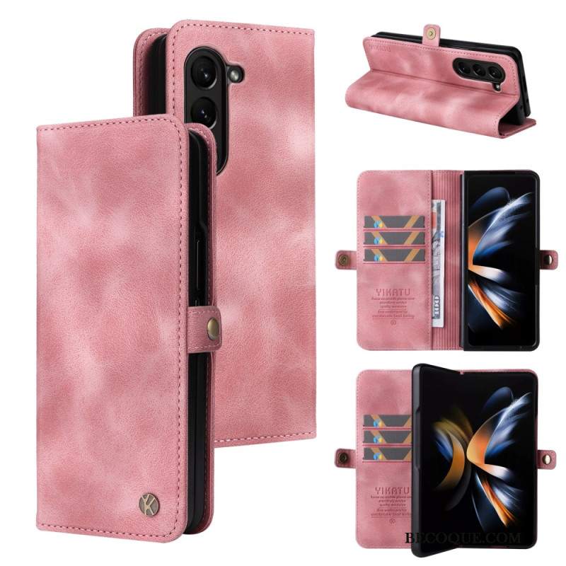 Etui Folio Do Samsung Galaxy Z Fold 6 Vintage Yikatu