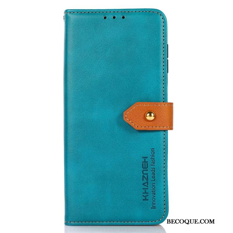 Etui Folio Do Sony Xperia 10 Vi Metalowa Klamra Khazneh