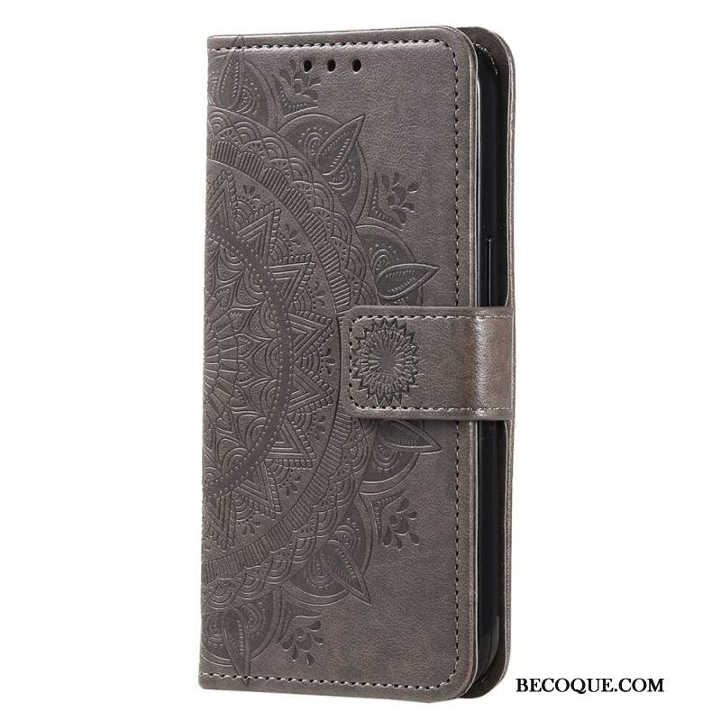 Etui Folio Do Xiaomi 14 Pro Mandala Słońce Z Paskiem