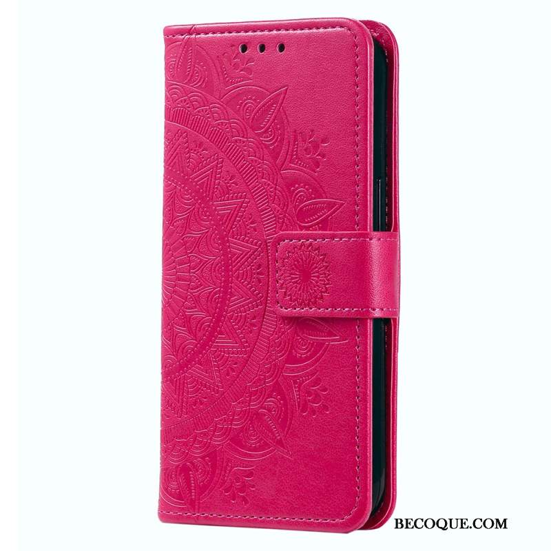 Etui Folio Do Xiaomi 14 Pro Mandala Słońce Z Paskiem