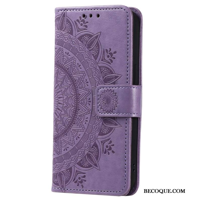 Etui Folio Do Xiaomi 14 Pro Mandala Słońce Z Paskiem