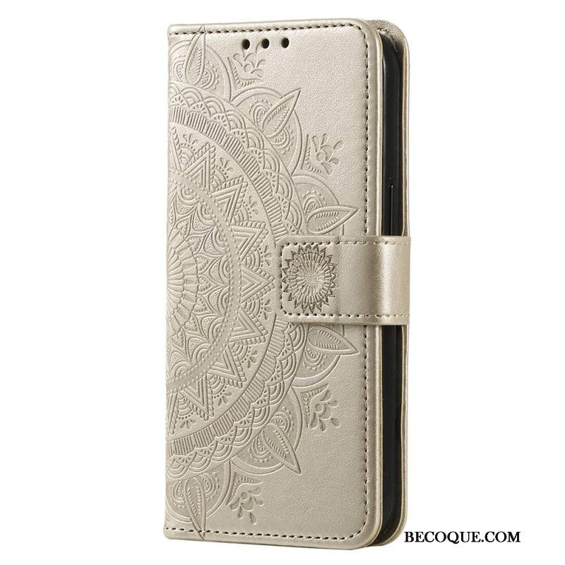 Etui Folio Do Xiaomi 14 Pro Mandala Słońce Z Paskiem
