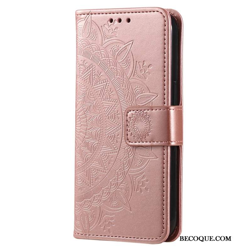 Etui Folio Do Xiaomi 14 Pro Mandala Słońce Z Paskiem