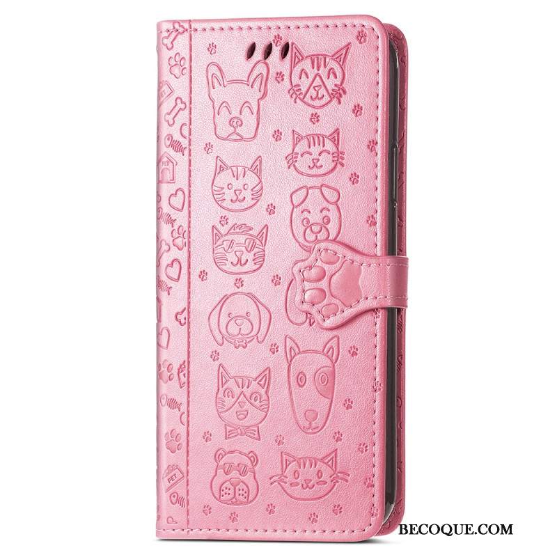 Etui Folio Do Xiaomi 14t Pro Zwierzęta Z Safari