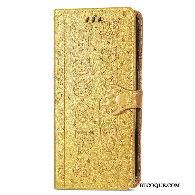 Etui Folio Do Xiaomi 14t Pro Zwierzęta Z Safari