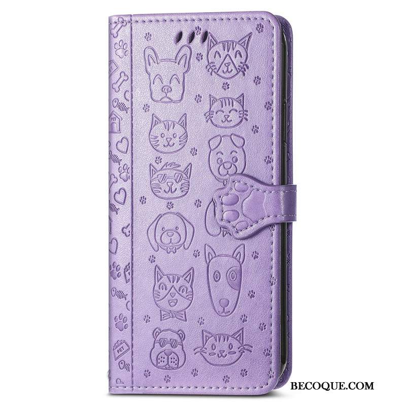 Etui Folio Do Xiaomi 14t Pro Zwierzęta Z Safari