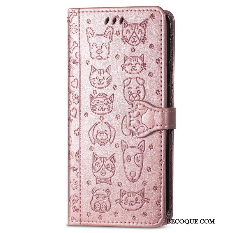 Etui Folio Do Xiaomi 14t Pro Zwierzęta Z Safari