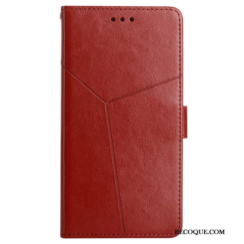 Etui Folio Do iPhone 16 Konstrukcja Paska Y