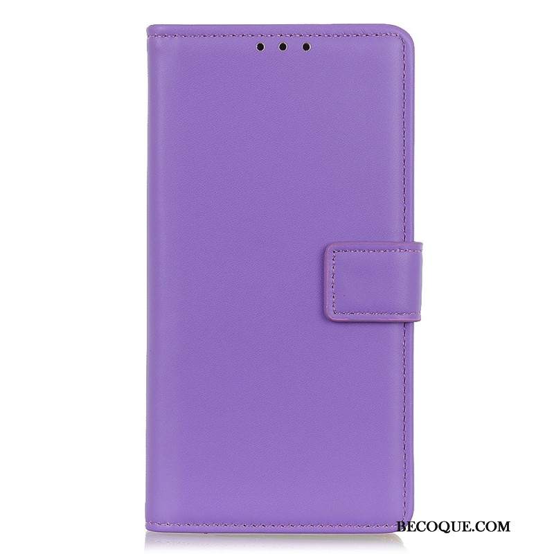 Etui Folio Do iPhone 16 Pro Prosta Sztuczna Skóra
