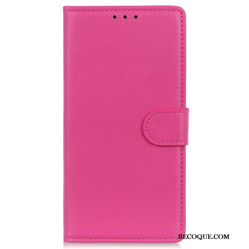 Etui Folio Google Pixel 8 Tradycyjna Sztuczna Skóra