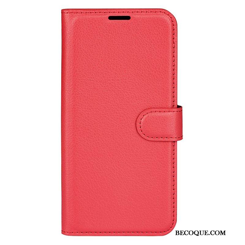 Etui Folio Google Pixel 9 Sztuczna Skóra Liczi Etui Ochronne