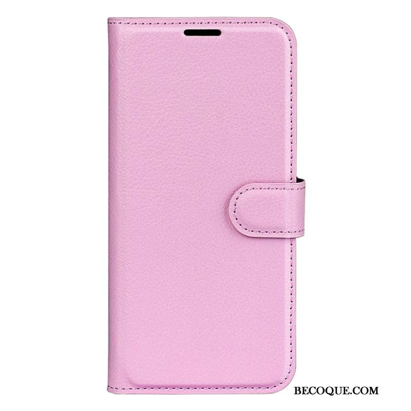 Etui Folio Google Pixel 9 Sztuczna Skóra Liczi Etui Ochronne