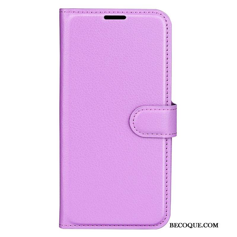 Etui Folio Google Pixel 9 Sztuczna Skóra Liczi Etui Ochronne