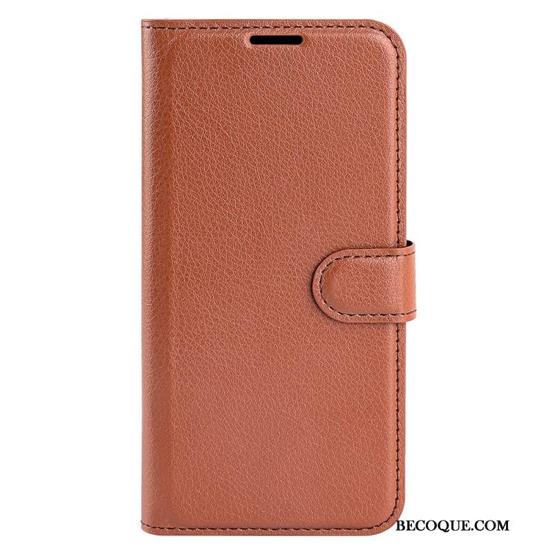 Etui Folio Google Pixel 9 Sztuczna Skóra Liczi Etui Ochronne