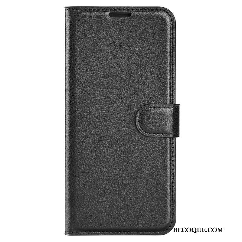 Etui Folio Huawei Nova 11 Pro Klasyczna Sztuczna Skóra Litchi