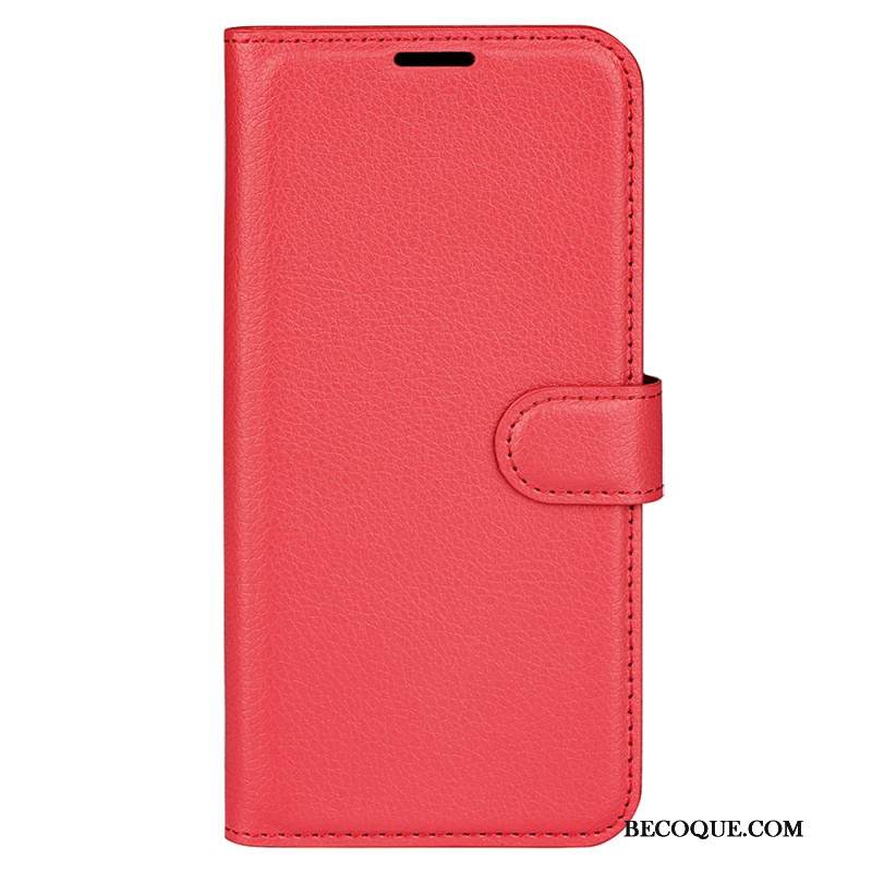 Etui Folio Huawei Nova 11 Pro Klasyczna Sztuczna Skóra Litchi