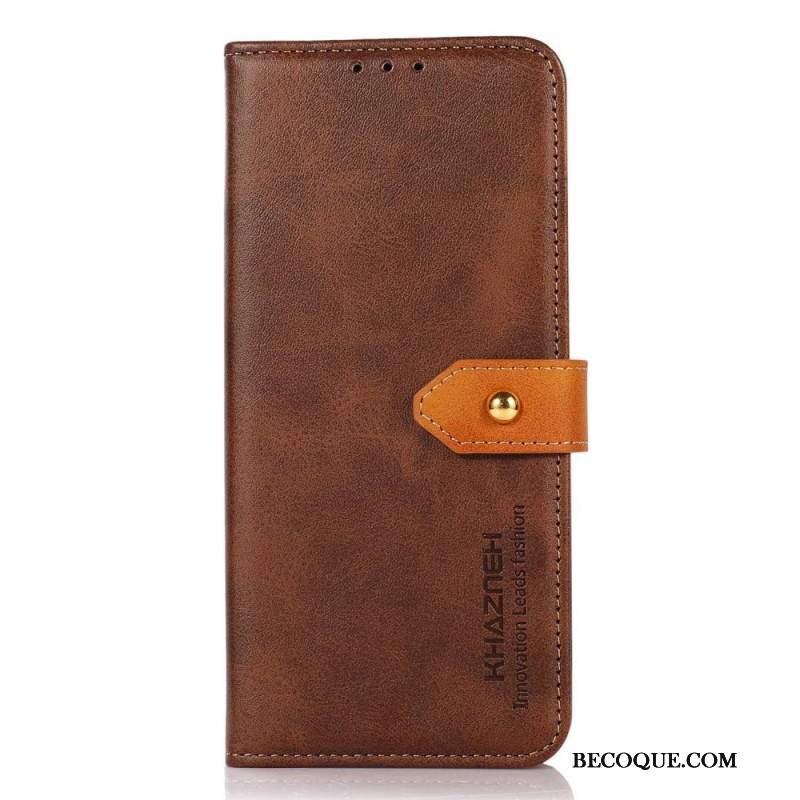 Etui Folio Huawei Nova 11 Pro Złota Zapinka Khazneh Etui Ochronne
