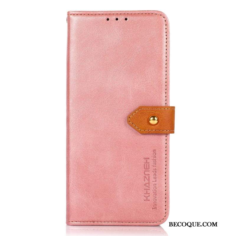 Etui Folio Huawei Nova 11 Pro Złota Zapinka Khazneh Etui Ochronne