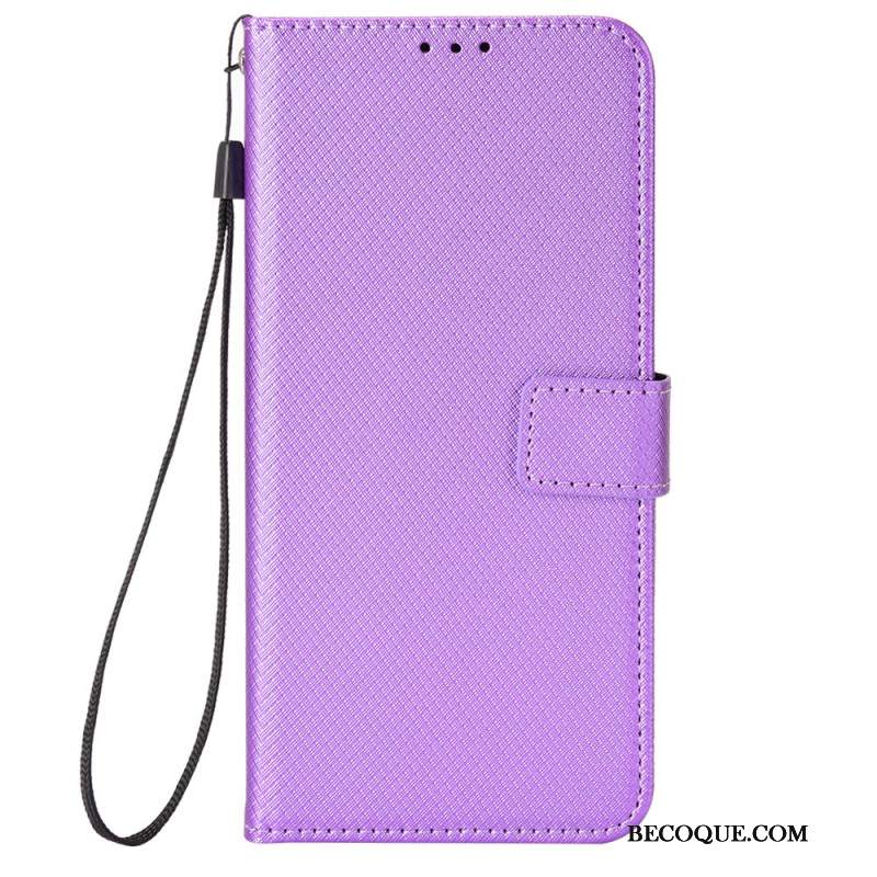 Etui Folio Huawei Nova 12s Błyszczące Kropki Z Paskiem Etui Ochronne
