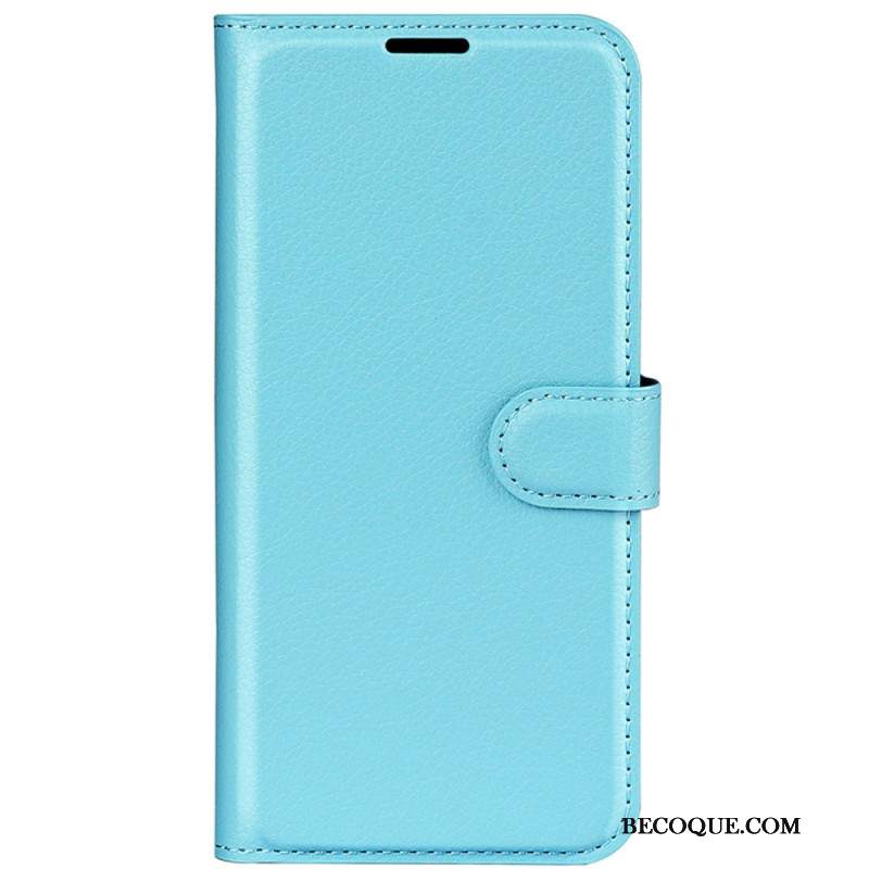 Etui Folio Huawei Pura 70 Klasyczna Sztuczna Skóra Litchi