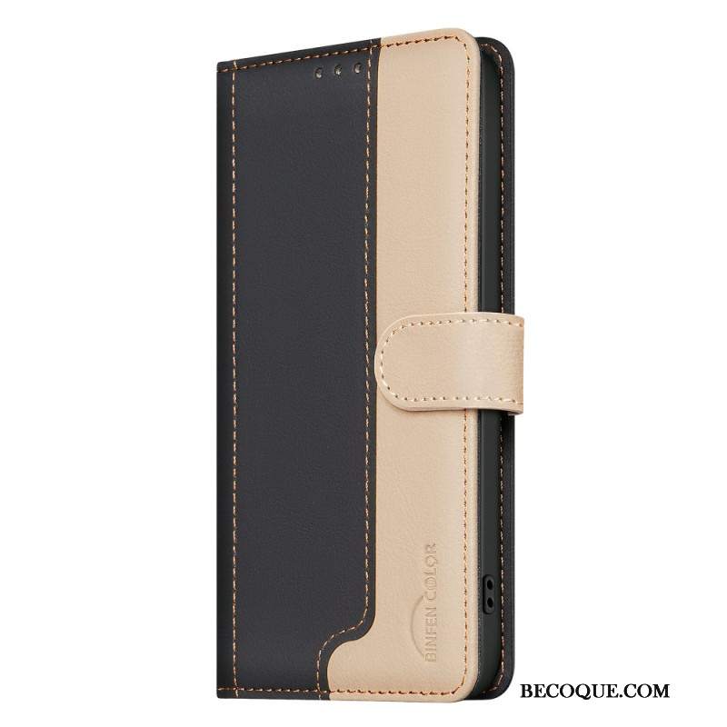 Etui Folio Motorola Edge 50 Neo Dwukolorowy Kolor Binfen