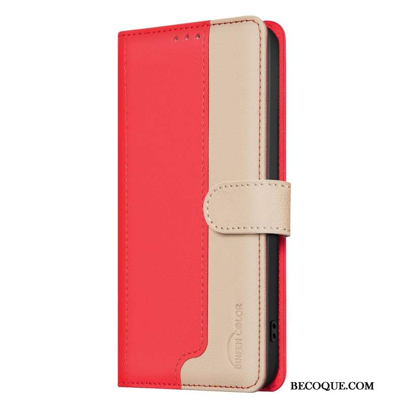 Etui Folio Motorola Edge 50 Neo Dwukolorowy Kolor Binfen