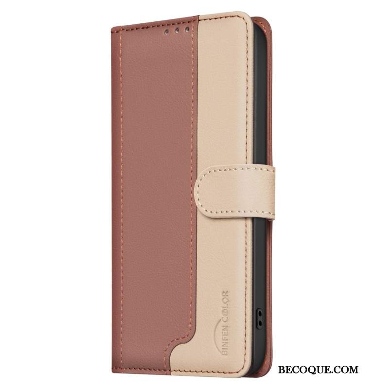 Etui Folio Motorola Edge 50 Neo Dwukolorowy Kolor Binfen