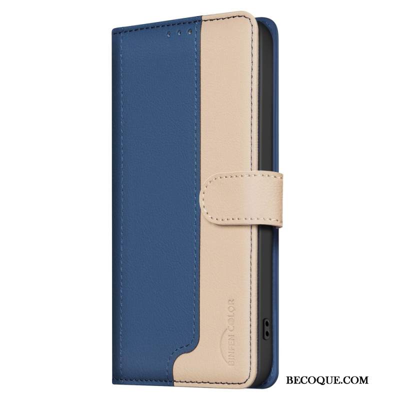 Etui Folio Motorola Edge 50 Neo Dwukolorowy Kolor Binfen