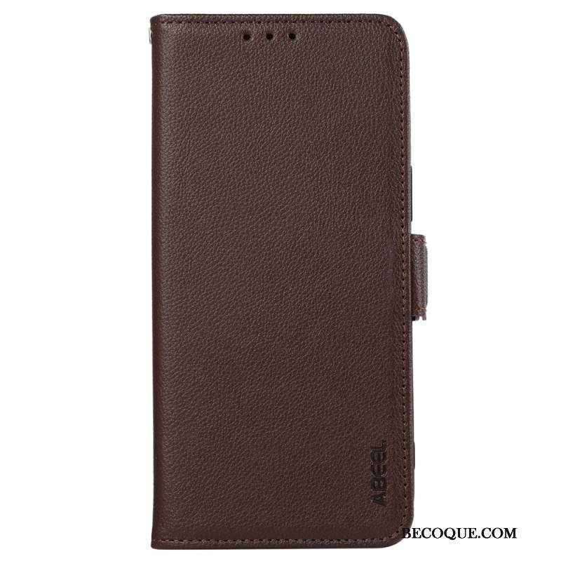 Etui Folio Motorola Edge 50 Neo Tekstura Litchi Abeel Etui Ochronne