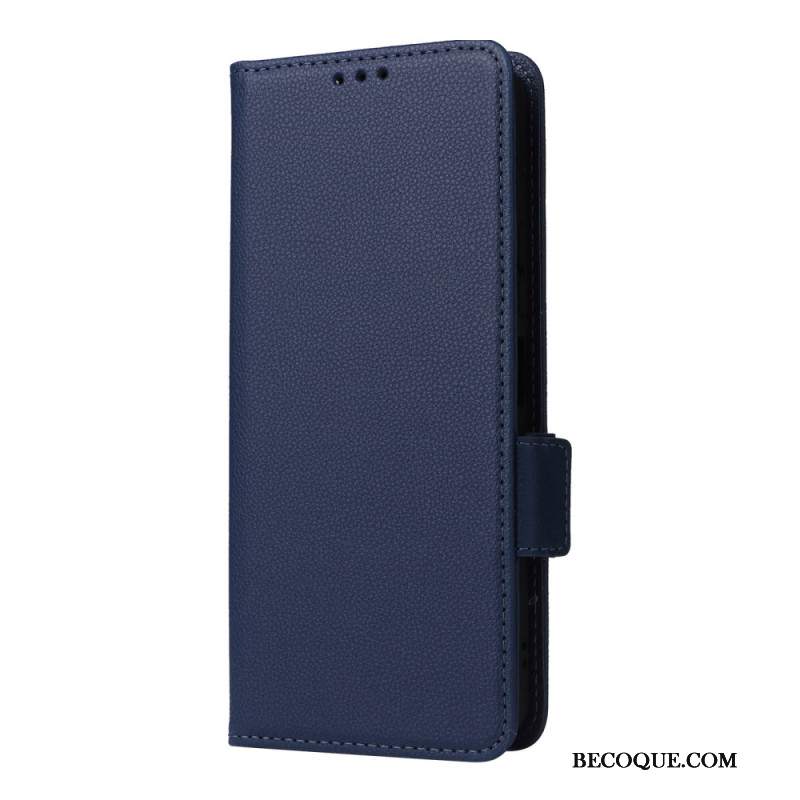 Etui Folio Motorola Edge 50 Ultra Sztuczna Skóra Litchi Z Paskiem
